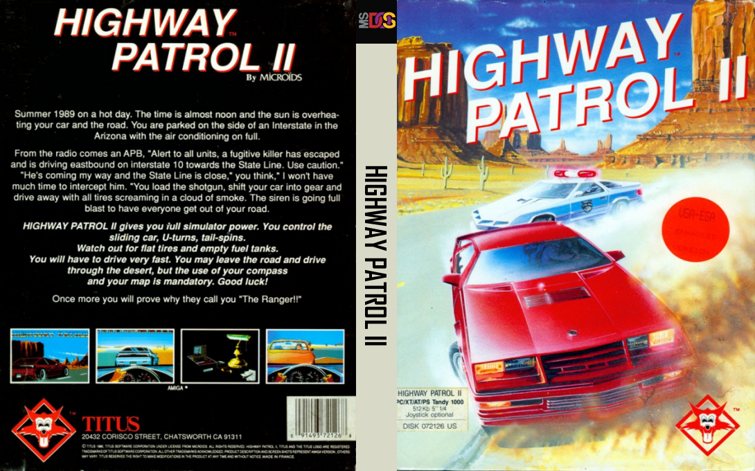 Highway Patrol 2 — box-texture (US)