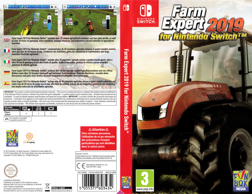 Farm Expert 2019 for Nintendo Switch — box-texture (EU)