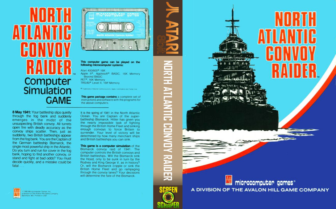 North Atlantic Convoy Raider — box-texture (US)