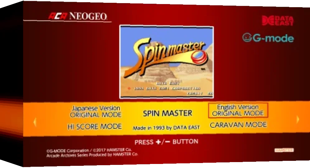 Aca Neogeo Spin Master — box-3D (WOR)