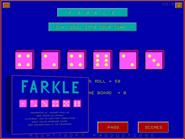 Farkle — mixrbv2 (WOR)
