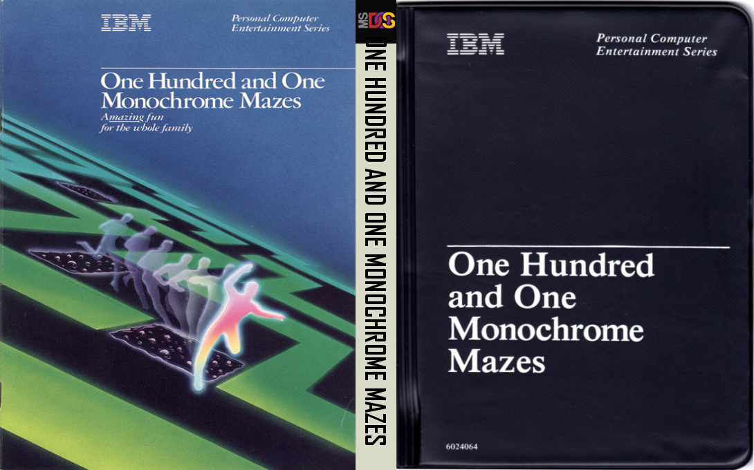 One Hundred And One Monochrome Mazes — box-texture (US)