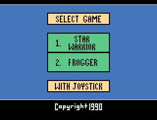 2 Pak Special - Star Warrior / Frogger — sstitle (WOR)