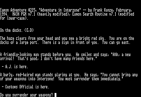 Eamon 225 - Adventure in Interzone — ss (WOR)