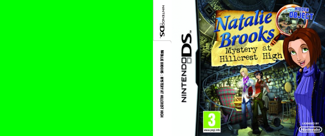 Natalie Brooks - Mystery at Hillcrest High — box-texture (EU)