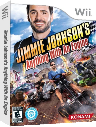 Jimmie Johnson's Anything with an Engine — box-3D (US)