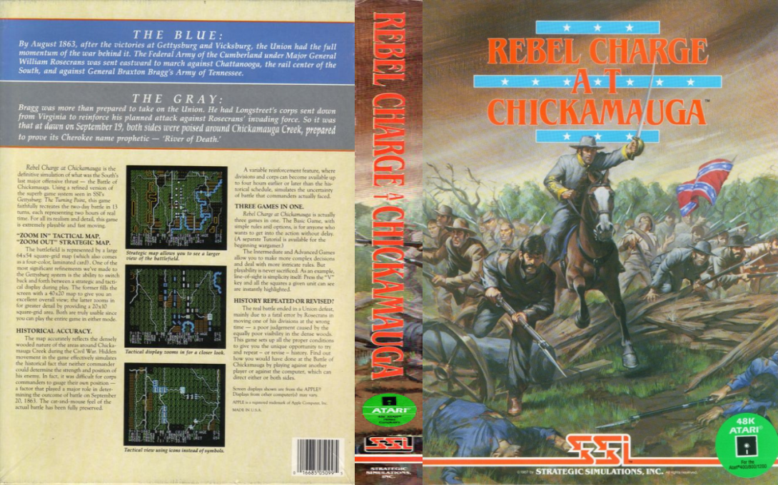 Rebel Charge At Chickamauga — box-texture (US)