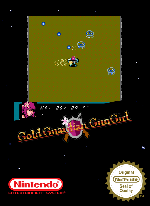 Gold Guardian Gun Girl box art