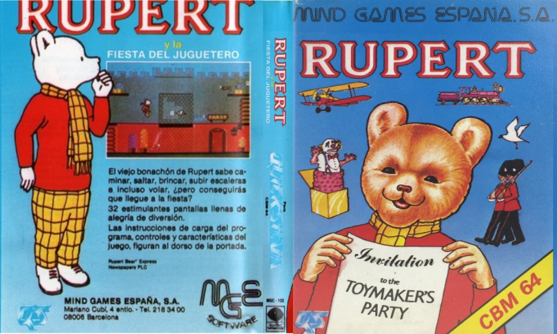 Rupert and the Toymaker's Party — box-texture (SP)