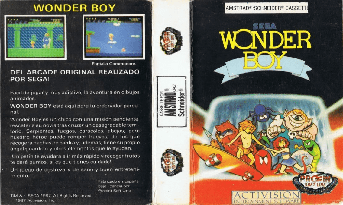 Wonder Boy — box-texture (SP)