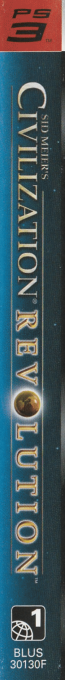 Sid Meier's Civilization Revolution — box-2D-side (CA)