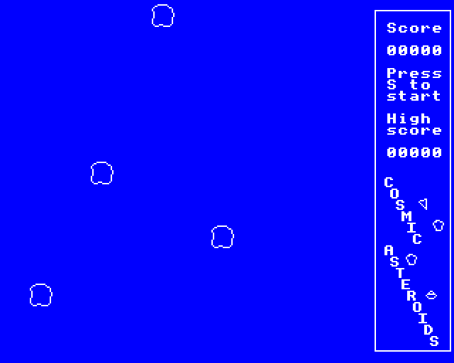 Cosmic Asteroids — ss (WOR)
