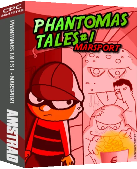 Phantomas Tales 1 - Marsport — box-3D (EU)