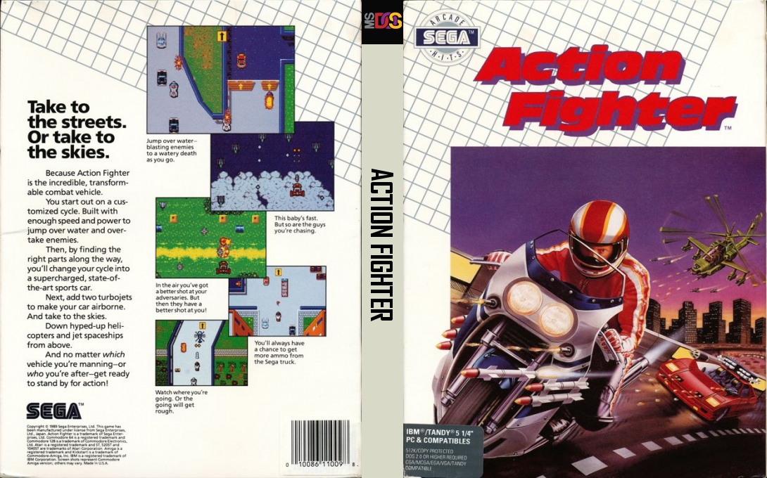 Action Fighter — box-texture (US)