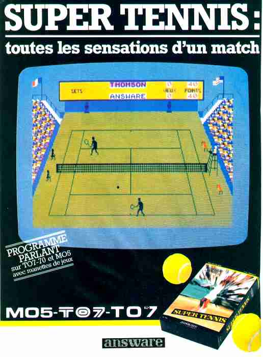 Super Tennis Answare box art