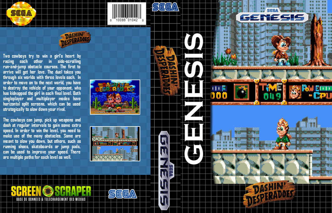 Dashin' Desperadoes — box-texture (SS)