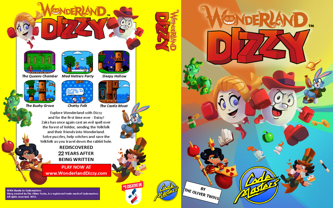 Wonderland Dizzy — box-texture (EU)