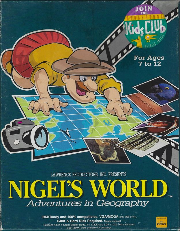 Nigel's World - Adventures in Geography box art