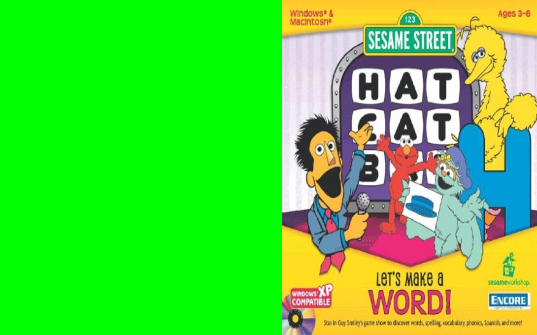 Sesame Street: Let's Make a Word! — box-texture (WOR)