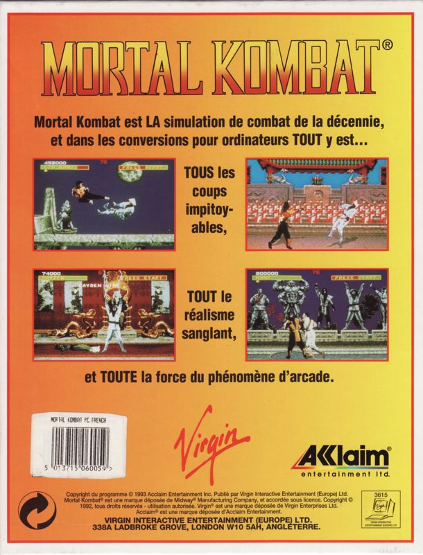 Mortal Kombat — box-2D-back (FR)