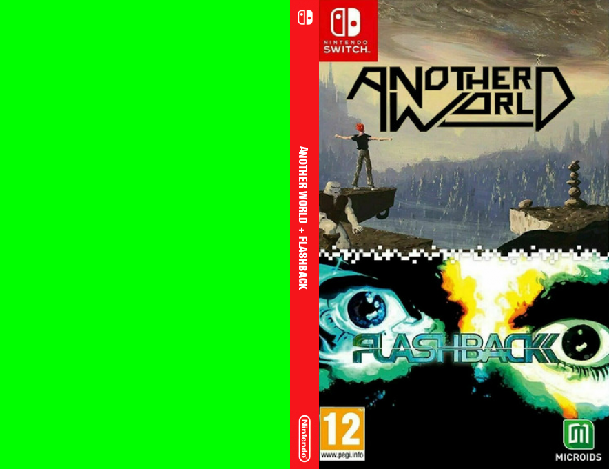 Another World + Flashback — box-texture (EU)