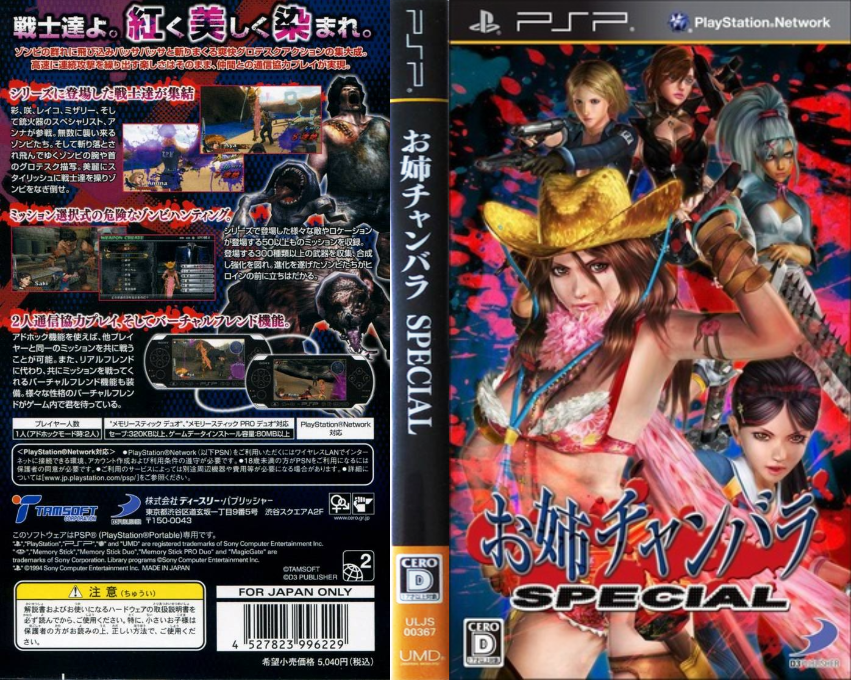 Onechanbara Special — box-texture (JP)