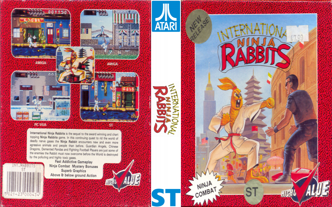International Ninja Rabbits — box-texture (EU)