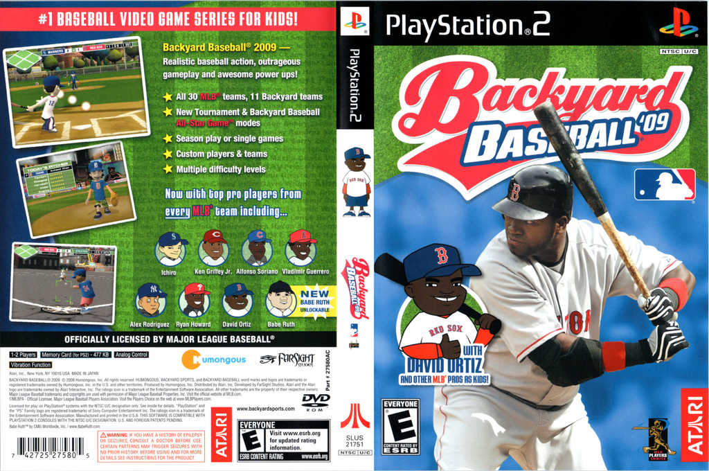 Backyard Baseball '09 — box-texture (US)