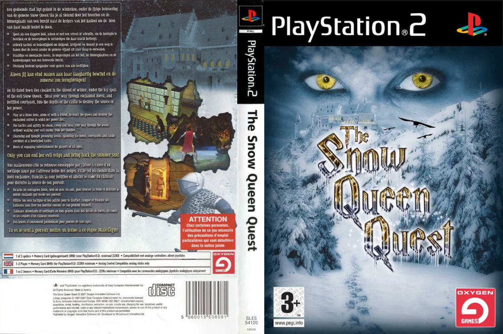 Snow Queen Quest, The — box-texture (FR)
