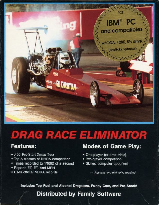 Drag Race Eliminator box art
