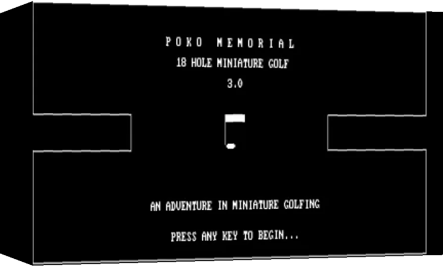 Poko Memorial: 18th Hole Miniature Golf — box-3D (WOR)