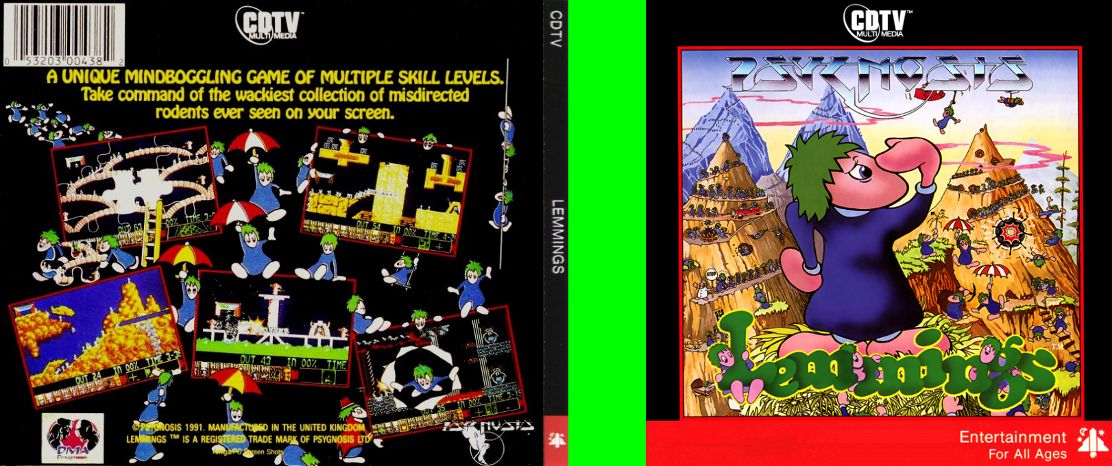Lemmings — box-texture (EU)