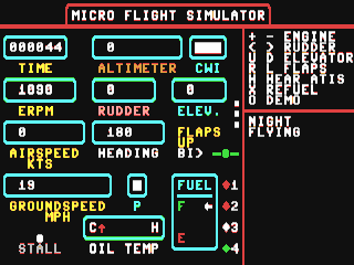 Micro Flight Simulator — ss (WOR)