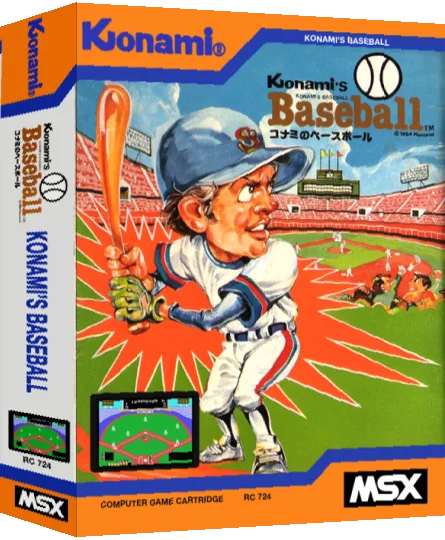 Konami's Baseball — box-3D (JP)