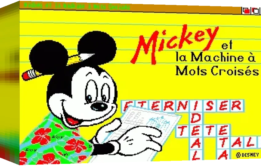 Mickey et la Machine a Mots Croises — box-3D (FR)