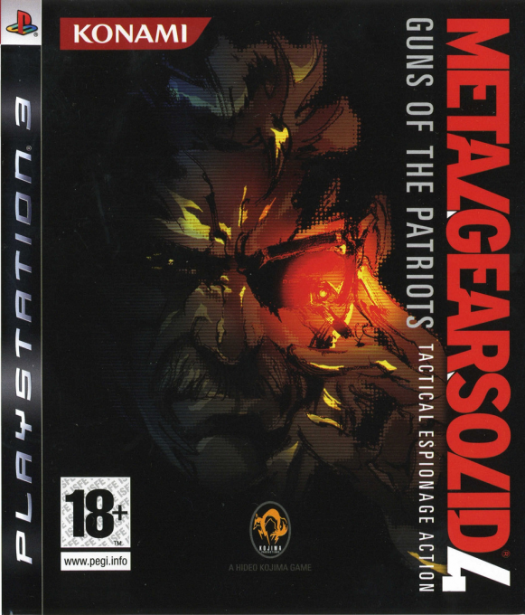 Metal Gear Solid 4 - Guns of the Patriots — box-2D (IT)
