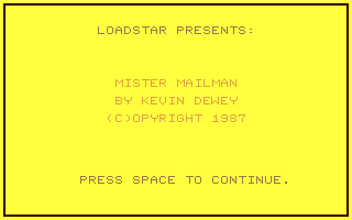 Mister Mailman — sstitle (WOR)