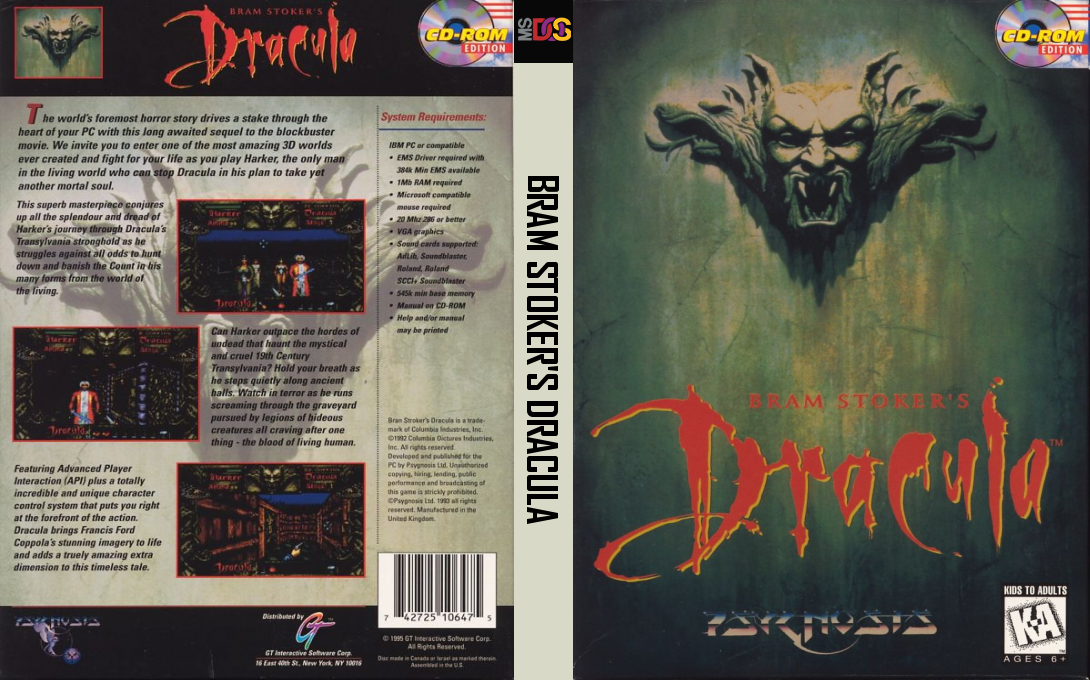 Bram Stoker's Dracula — box-texture (US)