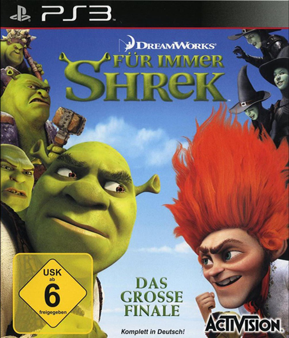 DreamWorks Shrek Forever After box art