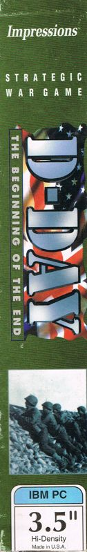 D-day - The Beginning Of The End — box-2D-side (EU)