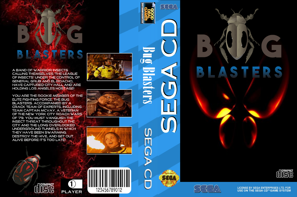 Bug Blasters - The Exterminators — box-texture (US)