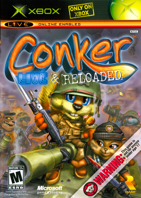 Conker - Live & Reloaded box art