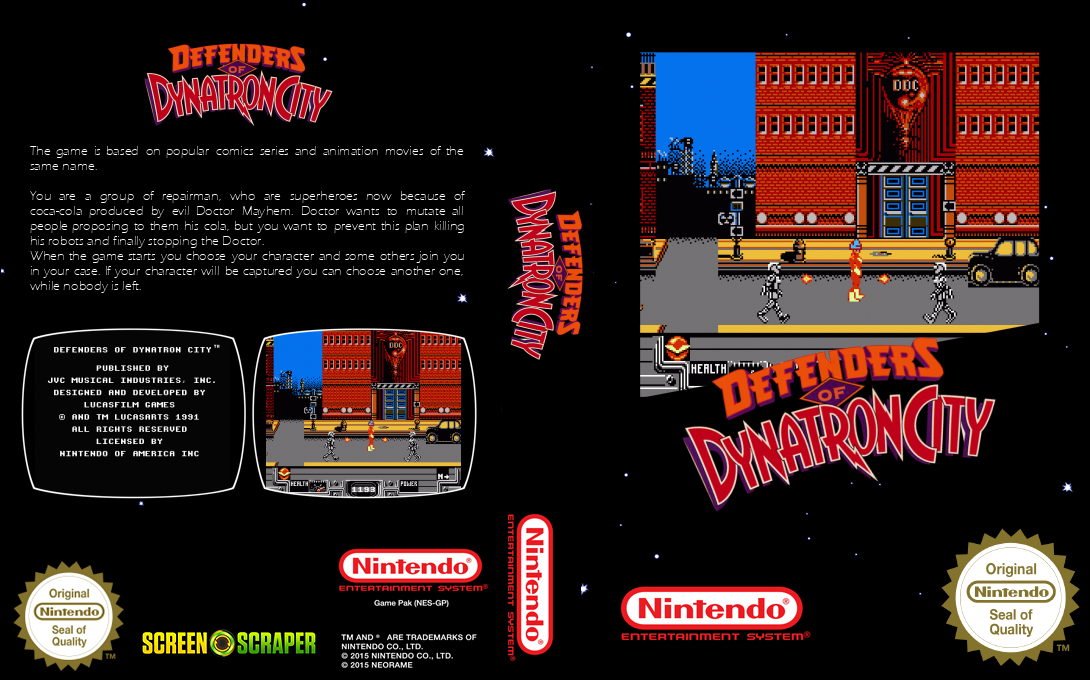 Defenders of Dynatron City — box-texture (SS)