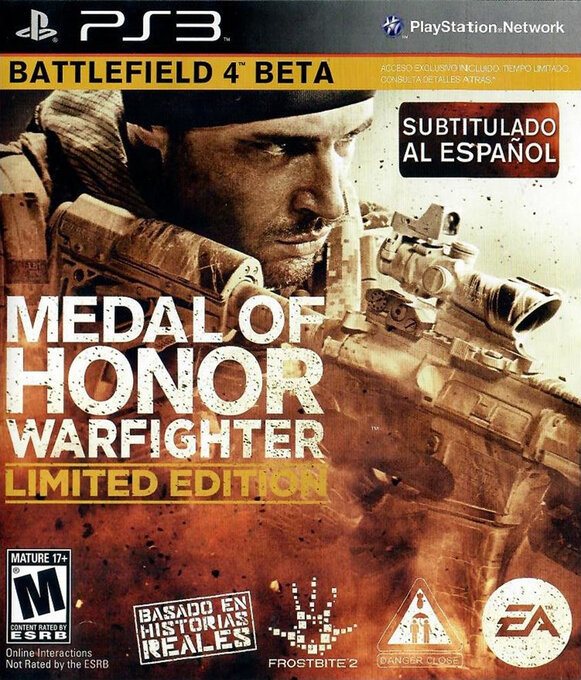 Medal of Honor - Warfighter — box-2D (MEX)
