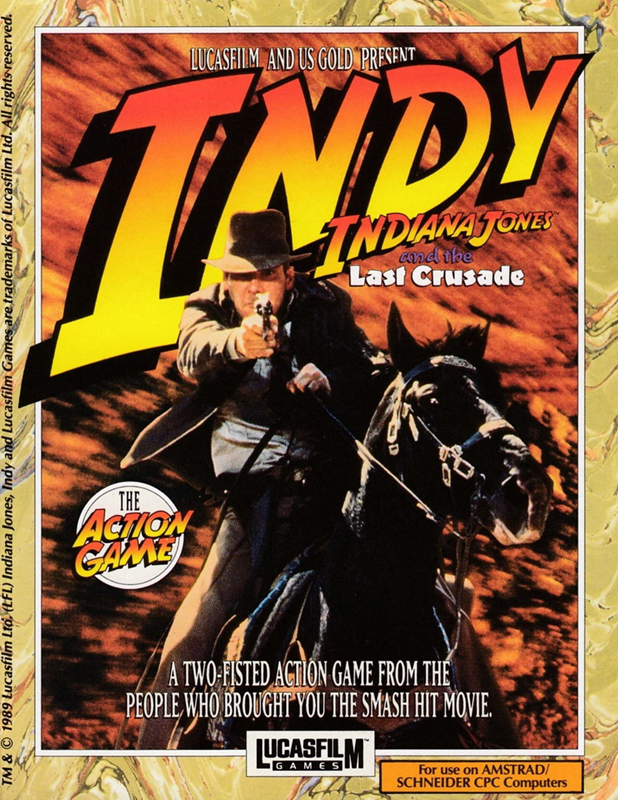 Indiana Jones And The Last Crusade - The Action Game box art