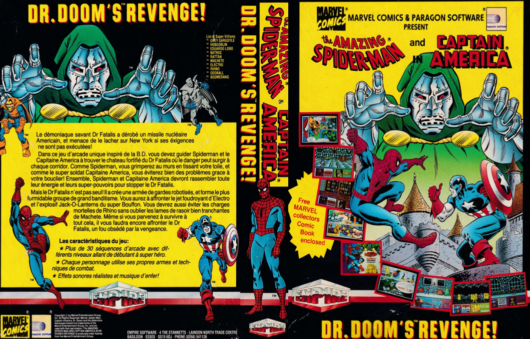 Amazing Spider-Man And Captain America In Dr. Doom's Revenge!, The — box-texture (EU)