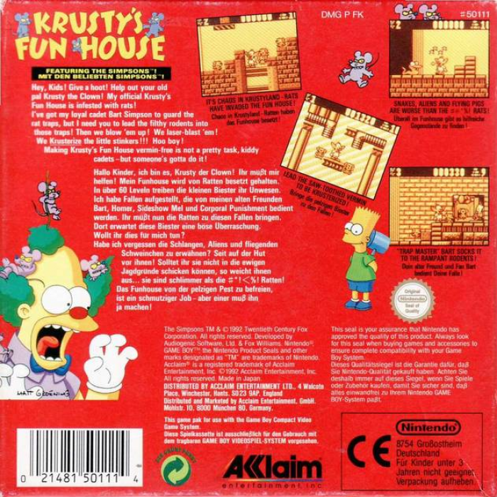 Krusty's Fun House — box-2D-back (EU)