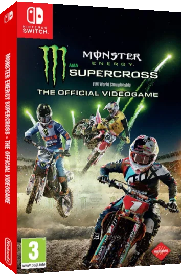 Monster Energy Supercross - The Official Videogame — box-3D (EU)