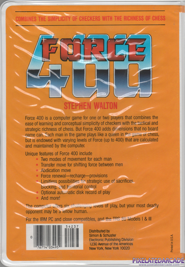 Force 400 — box-2D-back (WOR)