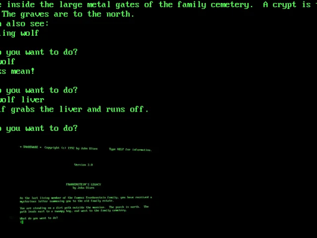Frankenstein Adventure — mixrbv2 (WOR)